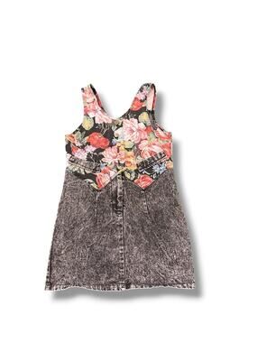 Vintage Acid Wash girls dress works for a size 6/7